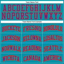 Загрузить изображение в средство просмотра галереи, Custom Teal Purple-Orange Authentic Throwback Basketball Jersey