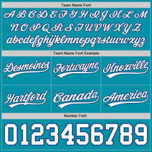Загрузить изображение в средство просмотра галереи, Custom Teal White-Royal Authentic Throwback Basketball Shorts