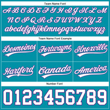 Load image into Gallery viewer, Custom Teal White-Purple Authentic Basketball Shorts