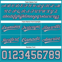 Загрузить изображение в средство просмотра галереи, Custom Teal Gray-Navy Authentic Basketball Shorts