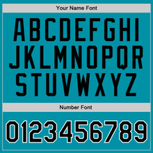 Laden Sie das Bild in den Galerie-Viewer, Custom Teal Black-Red Authentic Throwback Basketball Jersey