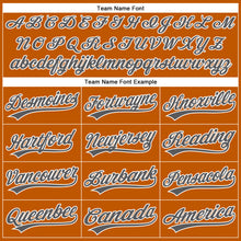 Загрузить изображение в средство просмотра галереи, Custom Texas Orange Steel Gray-White Authentic Baseball Jersey