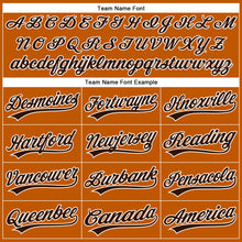 Загрузить изображение в средство просмотра галереи, Custom Texas Orange Brown-White Authentic Baseball Jersey