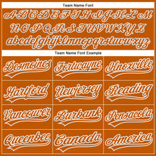 Загрузить изображение в средство просмотра галереи, Custom Texas Orange White-Gray Authentic Baseball Jersey