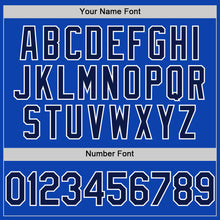 Загрузить изображение в средство просмотра галереи, Custom Thunder Blue Navy-White Authentic Baseball Jersey