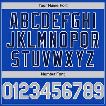 Загрузить изображение в средство просмотра галереи, Custom Thunder Blue Gray-Navy Authentic Baseball Jersey