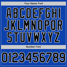 Загрузить изображение в средство просмотра галереи, Custom Thunder Blue Black-White Authentic Baseball Jersey