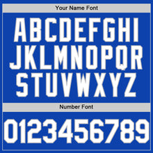 Загрузить изображение в средство просмотра галереи, Custom Thunder Blue White-Gray Authentic Baseball Jersey