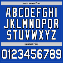 Загрузить изображение в средство просмотра галереи, Custom Thunder Blue White-Black Authentic Baseball Jersey