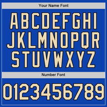 Загрузить изображение в средство просмотра галереи, Custom Thunder Blue City Cream-Black Authentic Baseball Jersey