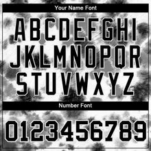 Laden Sie das Bild in den Galerie-Viewer, Custom Tie Dye Black-White 3D Steel Performance T-Shirt