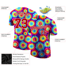 Загрузить изображение в средство просмотра галереи, Custom Tie Dye Red-White 3D Performance T-Shirt