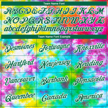 Загрузить изображение в средство просмотра галереи, Custom Tie Dye Kelly Green-White 3D Performance T-Shirt