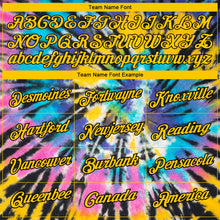 Charger l'image dans la galerie, Custom Tie Dye Gold-Black 3D Performance T-Shirt