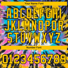 Charger l'image dans la galerie, Custom Tie Dye Gold-Black 3D Performance T-Shirt