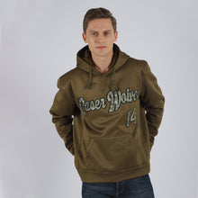 Laden Sie das Bild in den Galerie-Viewer, Custom Stitched Olive Camo-Black Sports Pullover Sweatshirt Salute To Service Hoodie