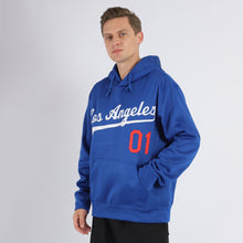 Charger l'image dans la galerie, Custom Stitched Royal White-Red Sports Pullover Sweatshirt Hoodie