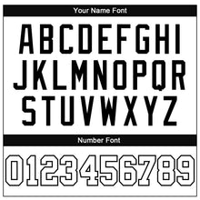 Laden Sie das Bild in den Galerie-Viewer, Custom White White-Black Authentic Baseball Jersey