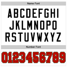 Laden Sie das Bild in den Galerie-Viewer, Custom White Red-Black Mesh Authentic Football Jersey