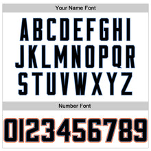 Load image into Gallery viewer, Custom White Black-Powder Blue Mesh Authentic Football Jersey