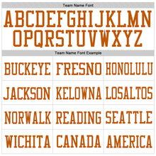Laden Sie das Bild in den Galerie-Viewer, Custom White Texas Orange Mesh Authentic Football Jersey