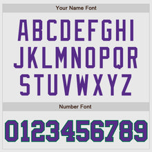 Charger l'image dans la galerie, Custom White Kelly Green Pinstripe Purple-Pink Authentic Baseball Jersey