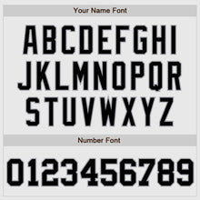 Charger l'image dans la galerie, Custom White Teal Pinstripe Black-Gray Authentic Baseball Jersey