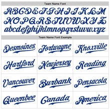 Load image into Gallery viewer, Custom White Royal Authentic Sleeveless Baseball Jersey