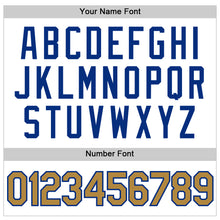 Загрузить изображение в средство просмотра галереи, Custom White Old Gold-Royal Authentic Sleeveless Baseball Jersey