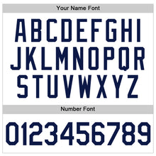 Laden Sie das Bild in den Galerie-Viewer, Custom White Navy Authentic Sleeveless Baseball Jersey