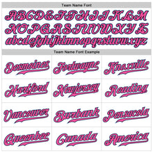 Загрузить изображение в средство просмотра галереи, Custom White Light Blue-Pink Authentic Sleeveless Baseball Jersey