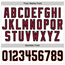 Charger l'image dans la galerie, Custom White Black-Crimson Authentic Sleeveless Baseball Jersey