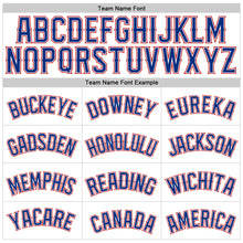 Charger l'image dans la galerie, Custom White Royal-Red Authentic Sleeveless Baseball Jersey