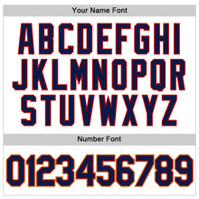 Laden Sie das Bild in den Galerie-Viewer, Custom White Navy-Old Gold Authentic Sleeveless Baseball Jersey