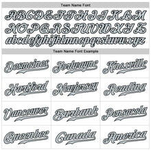 Laden Sie das Bild in den Galerie-Viewer, Custom White Silver-Black Authentic Sleeveless Baseball Jersey