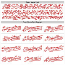 Laden Sie das Bild in den Galerie-Viewer, Custom White White-Red Authentic Sleeveless Baseball Jersey