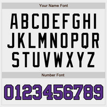 Laden Sie das Bild in den Galerie-Viewer, Custom White Purple-Red Authentic Baseball Jersey