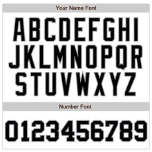 Charger l'image dans la galerie, Custom White Black Pinstripe Black-Gray Authentic Baseball Jersey