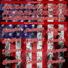 Charger l'image dans la galerie, Custom White Royal-Red 3D American Flag Performance T-Shirt