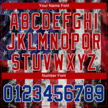 Charger l'image dans la galerie, Custom White Royal-Red 3D American Flag Performance T-Shirt