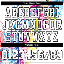 Laden Sie das Bild in den Galerie-Viewer, Custom White White-Black Round Neck Sublimation Basketball Suit Jersey