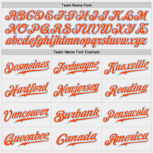 Laden Sie das Bild in den Galerie-Viewer, Custom White Powder Blue-Orange Authentic Baseball Jersey