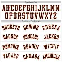 Laden Sie das Bild in den Galerie-Viewer, Custom White Orange-Black Authentic Baseball Jersey