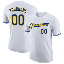 Charger l'image dans la galerie, Custom White Royal-Gold Performance T-Shirt
