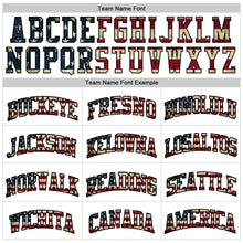 Laden Sie das Bild in den Galerie-Viewer, Custom White Vintage USA Flag-Black Authentic Throwback Basketball Jersey