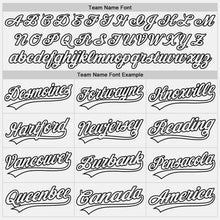 Laden Sie das Bild in den Galerie-Viewer, Custom White White-Black Authentic Baseball Jersey