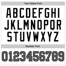 Load image into Gallery viewer, Custom White Black Pinstripe Steel Gray Authentic Basketball Jersey