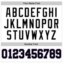 Загрузить изображение в средство просмотра галереи, Custom White Black-Purple Authentic Throwback Basketball Jersey