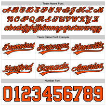 Загрузить изображение в средство просмотра галереи, Custom White Orange-Black Authentic Throwback Basketball Shorts