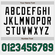 Charger l'image dans la galerie, Custom White Black Pinstripe Kelly Green Authentic Baseball Jersey